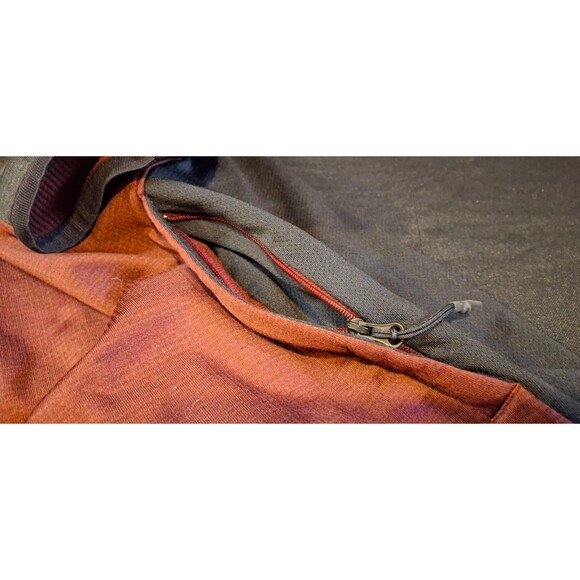 Under Armour Men's ColdGear Reactor Pullover Hoodie. Size XXL Fitted Maroon/Blk - Picture 11 of 15